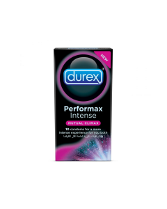 Durex Transparent Performax Intense Latex Condom 10 Condoms