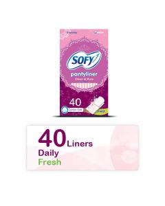 Sofy Clean & Pure Fresh Panty Liner 34+6 Free Pads