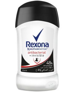 Rexona Women Antiperspirant Stick Antibacterial Invisible 40gm