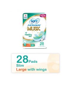 Sofy Slim Anti Bacteria Large Sanitary Pads 29cm 28 Sanitary Pads