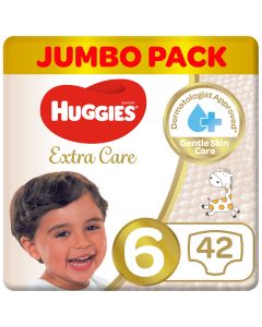 Huggies Extra Care 6 jumbo 42 Diapers