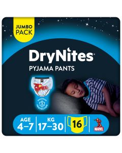 DryNites 4-7 YEARS JUMBO BOY 16 Pants