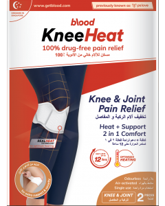 Blood PS Love Knee Heat Knee & Joint Pain Relief 2 Patches