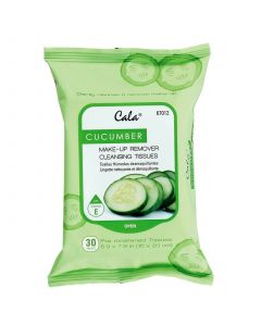 Cala Cucumber Make-up Remover Cleansing Tissues 30 Pcs