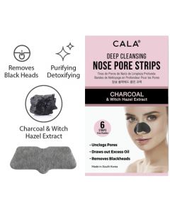 Cala Deep Cleansing Nose Pore W Charcoal 6Strips