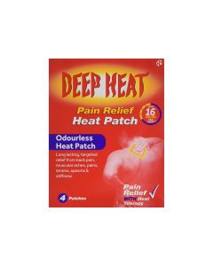 Deep Heat Patch pain relieving 4 Pcs