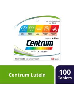 Centrum With Lutein 100 Tab