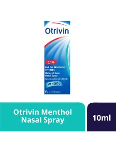 Otrivin Menthol 1% Nasal Spray 10ml