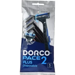 Dorco Pace 2 Plus Disp 5 Razors Poly Bag Tnc100Bl-5P