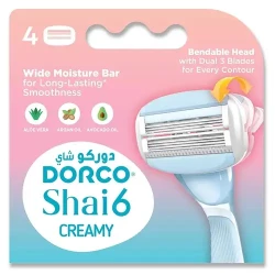 Dorco Shai 6 Creamy Cartridges 4 Pcs Lsxc1040