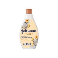 Johnson Vita-Rich Indulging Body Wash With Yogurt Peach and Coconut 400 ML