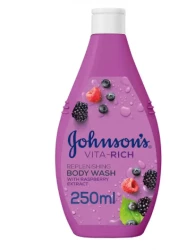 Johnson Vita-Rich Replenishing Body Wash With Raspberry Extract 250 ML