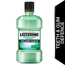 Listerineteeth and Gum Defence Milder Taste Mouthwash 500 ML