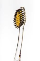 Nano B AntiBacterial Gold Charcoal Crystall Toothbrush