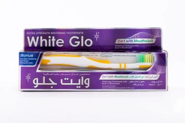 White Glo Whitening Toothpaste 2 In 1 With Mouthwash