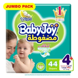 Baby Joy Jumbo 4+ Large+ (3 Packs of 44)