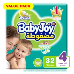 Baby Joy Value Pack 4 Large (4 Packs of 32)