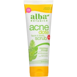 Alba Botanica Acne Dote Face andBody Scrub 227G
