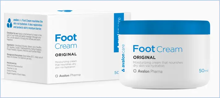 Avalon Care Foot Cream Original -50  ML Jar