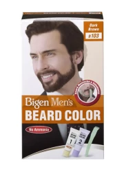 Bigen Men'S Beard Color Dark Brown Black B103 50 Gm