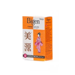 Bigen Permanent Powder Hair Color (D) Chestnut Brown