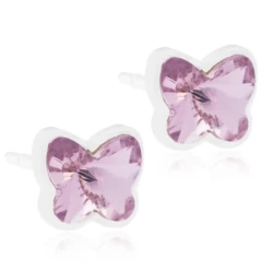Blomdahl Earrings Butterfly Light Amethyst Mp