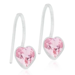 Blomdahl Earrings Pendant Fixed Heart 6 Mm Light Rose Mp