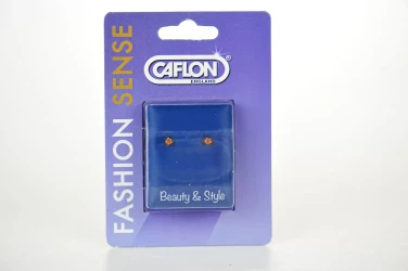 Caflon Fashion Gold Plated 2Mm Topaz Tiffany Earrings 1 Pair
