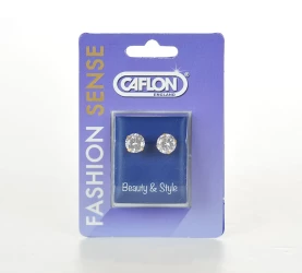 Caflon Earring Cubic Zirconia Pink 1 Pair
