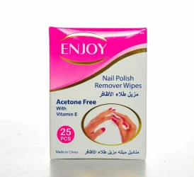 Enjoy Acetone Free Nail polish Remover Wipes