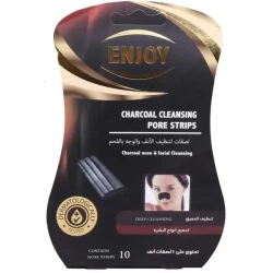 Enjoy Nose Strips Charcoal Cleansing 10 Pcs