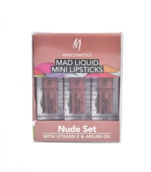 Madcosmetics Mad Liquid Mini Lipsticks Nude Set