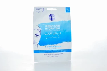 نيڤيا قناع إربان سكِن لترطيب الوجه، حمض الهيالورونيك والألوفيرا، قناع واحد