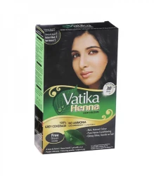Vatika Henna Hair Colours Powder Black Natural Black 1