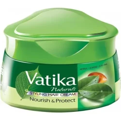 Vatika Styling Hair Cream NourandProtect Hena Almd 140 ML