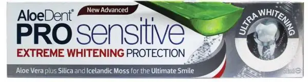 Optima Aloedent Pro Sensitive Extreme Whitening Protection Toothpaste 75 ML