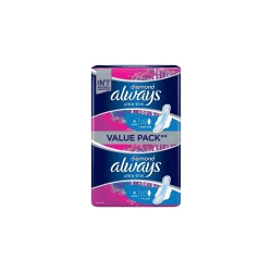 Always Diamond Ultra Thin Extra Long Sanitary Pads With Wings 12 Sanitary Pads