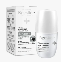 Beesline White Roll on Deo Super Dry Frag free 72H