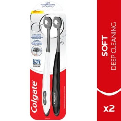 COLGATE TB Foam Soft Charcoal 2PK