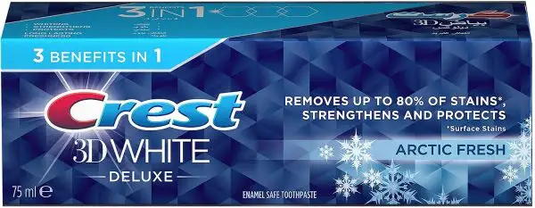 Crest 3D Wht Delux Healthy Shine Arctic Fresh TP