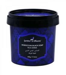 Jardin D Oleane Moroccan Black Soap Nila Zarka 500 G