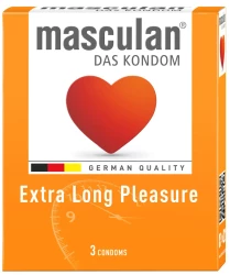 Masculan Condoms Long Pleasure 3 Pcs