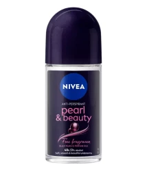 NIVEA Pearl & Beauty, Antiperspirant for Women, Black Pearl & Perfume Oils, Roll-on 50ml