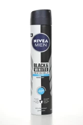 NIVEA MEN Black & White Invisible Fresh, Antiperspirant for Men, Spray 200ml