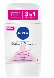 NIVEA Natural Radiance, Antiperspirant for Women, Stick 50ml