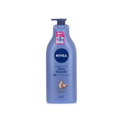 NIVEA Shea Smooth Body Lotion, Shea Butter, Dry Skin, 625ml