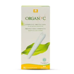 Organyc Tampons W Cardboard Applicator Regular Flow 16 Pcs