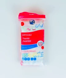 Disposable Women Non Woven Paper Brief Panties Size Large