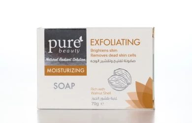 Pure Beauty Exfoliating Moisturizing Soap 70Gm