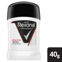 Rexona Men Antiperspirant Stick Antibacterial Invisible 40Gm
